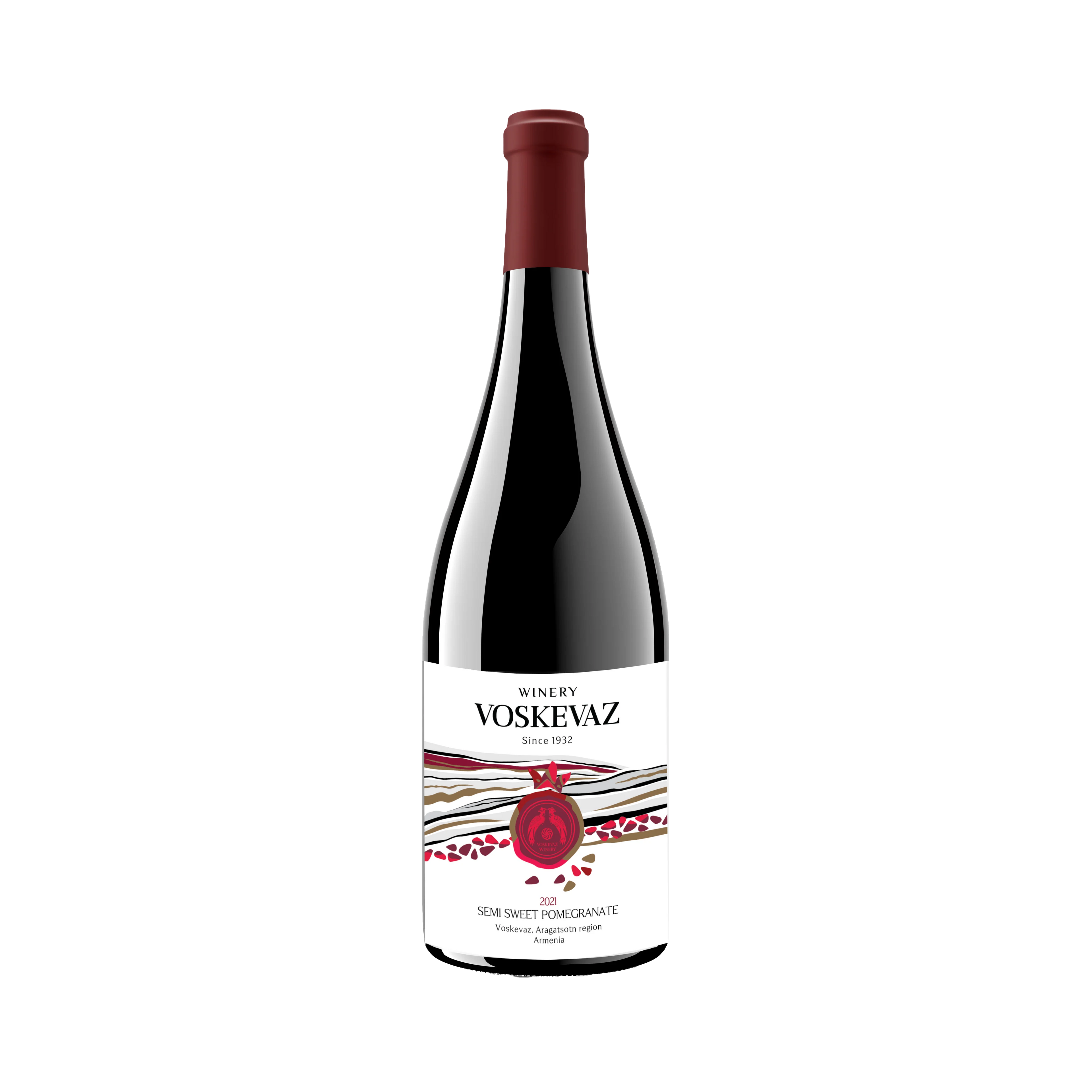 100% Pomegranate Wine | Voskevaz