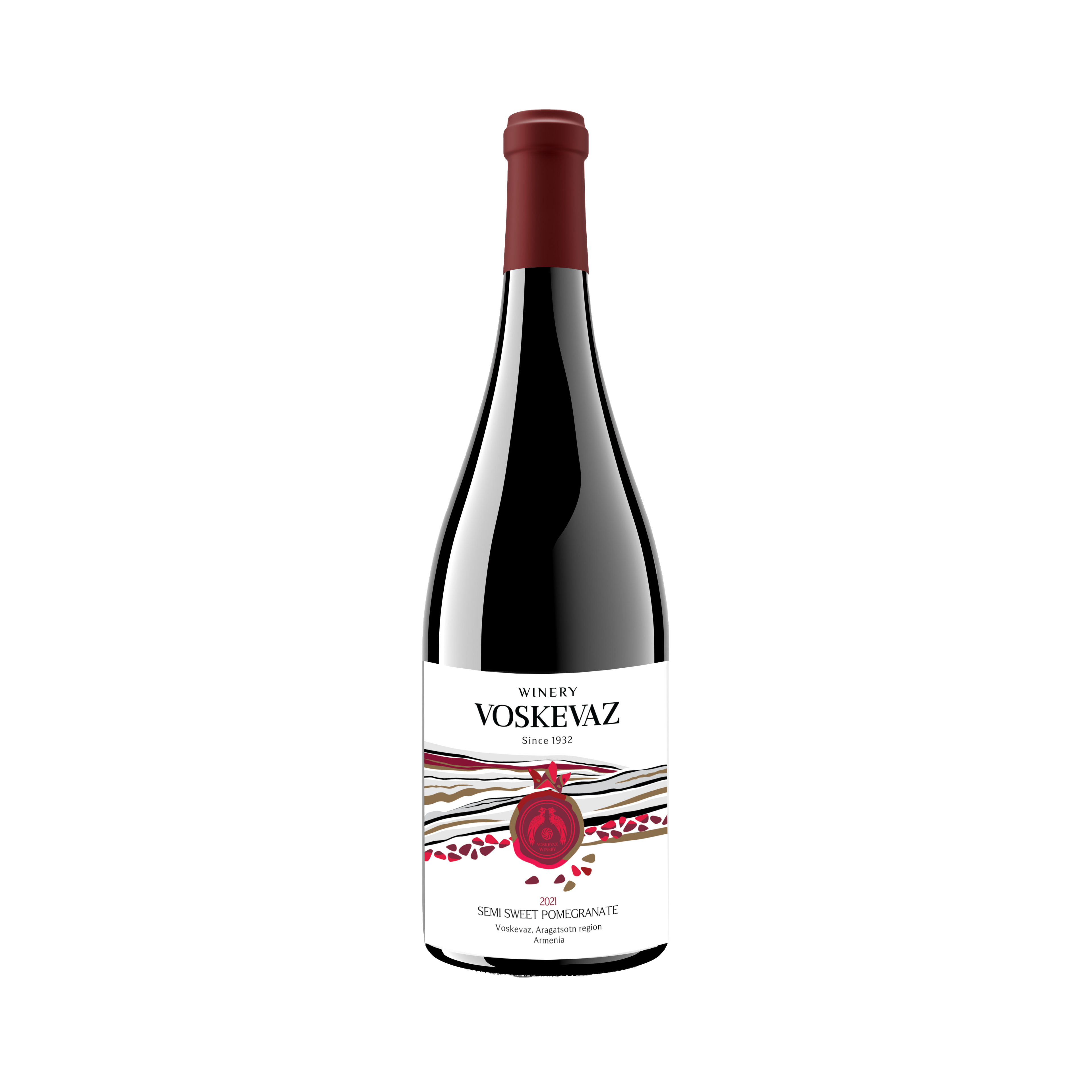 100% pomegranate wine | Voskevaz